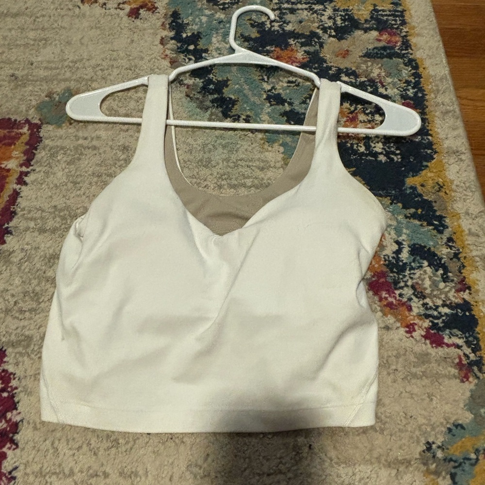 lululemon athletica White Tank Top